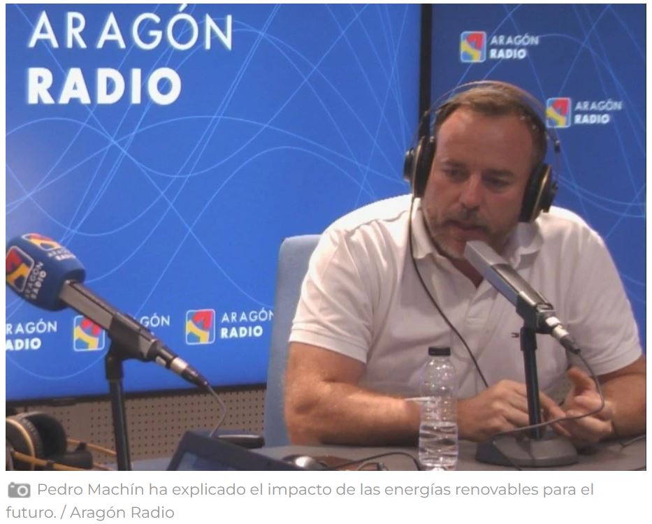 Pedro Machín en Aragón Radio